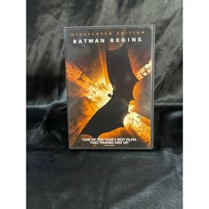 Batman Begins DVD Widescreen Edition 2005 DC Comics Christian Bale Movie